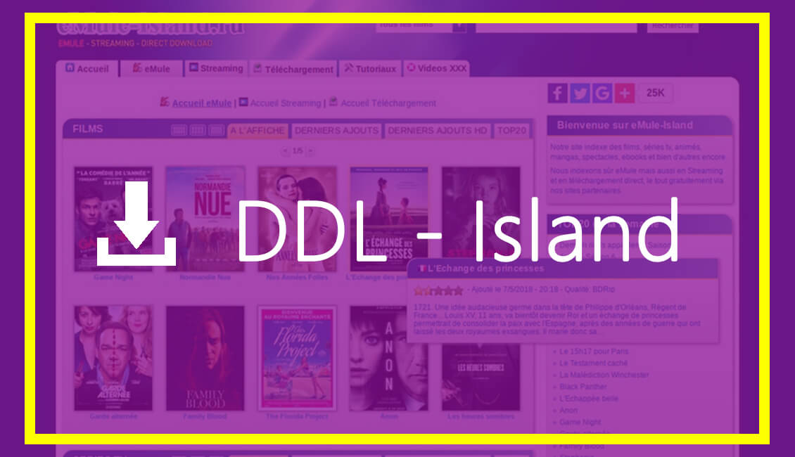 DDL-Island : TÃ©lÃ©chargement et Streaming gratuits